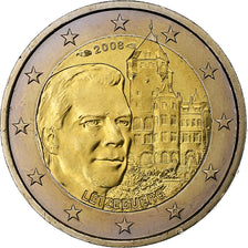 Lussemburgo, 2 Euro, Palais grand-ducal, 2008, MDP, Bi-metallico, SPL