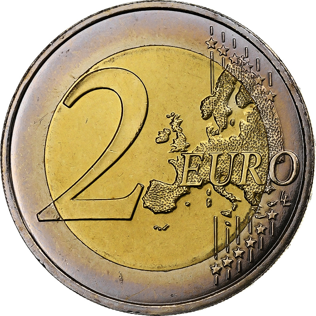 Lussemburgo, 2 Euro, Palais grand-ducal, 2008, MDP, Bi-metallico, SPL