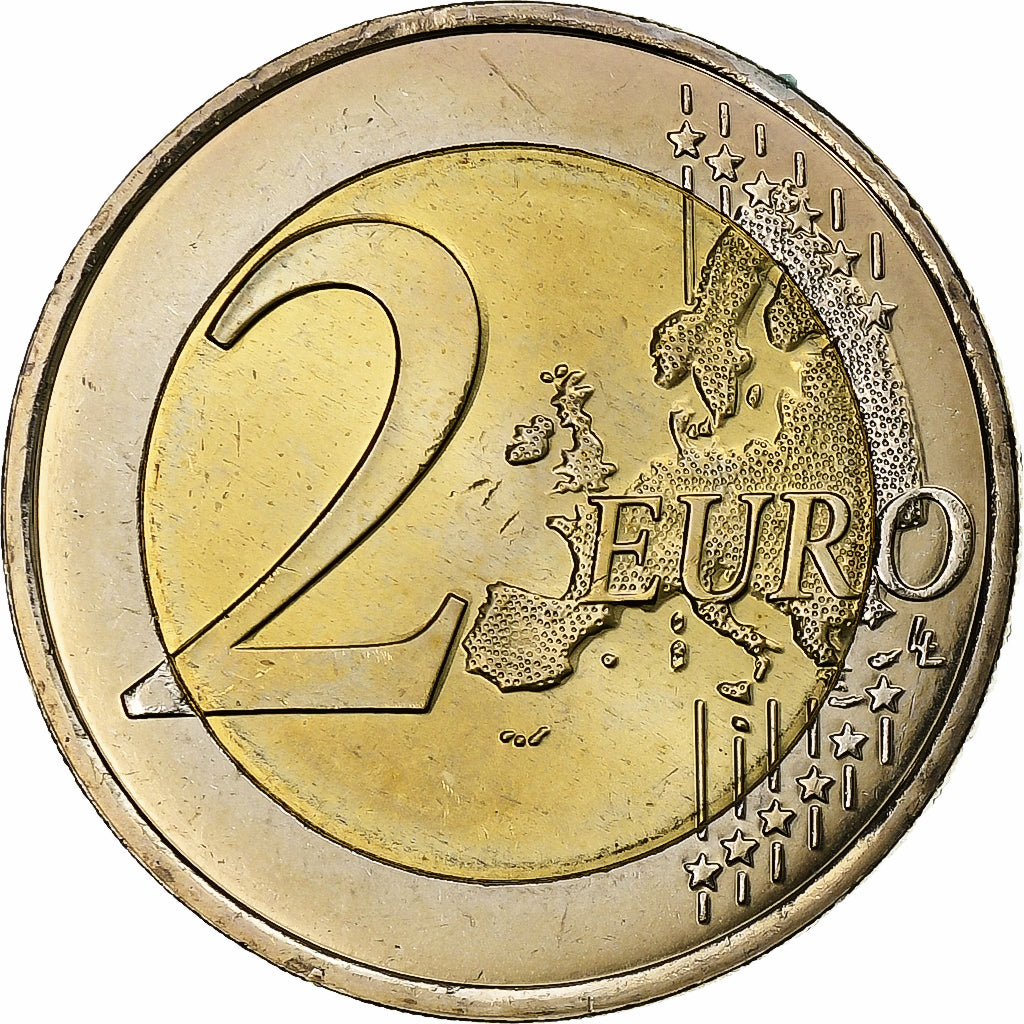 Frankreich, 2 Euro, Élysée Treaty, 2013, MDP, Bi-Metallic, UNZ