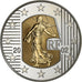 Francja, 5 Euro, Semeuse, Merci Le Franc !, Proof, 2002, MDP, Srebro, MS(65-70)