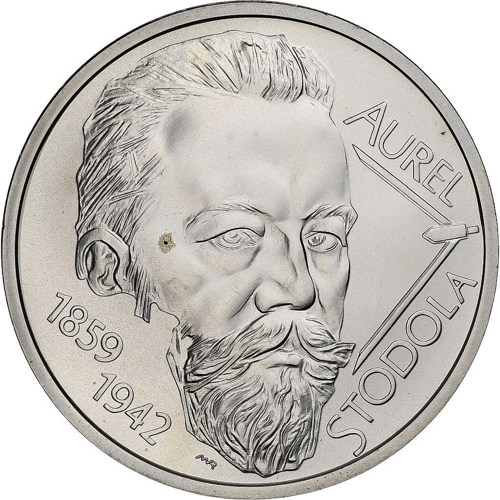 Slovakia, 10 Euro, Aurel Stodola, 2009, Kremnica, Silver, MS(65-70)