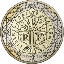 França, 2 Euro, Proof, 2018, MDP, Bimetálico, MS(65-70)