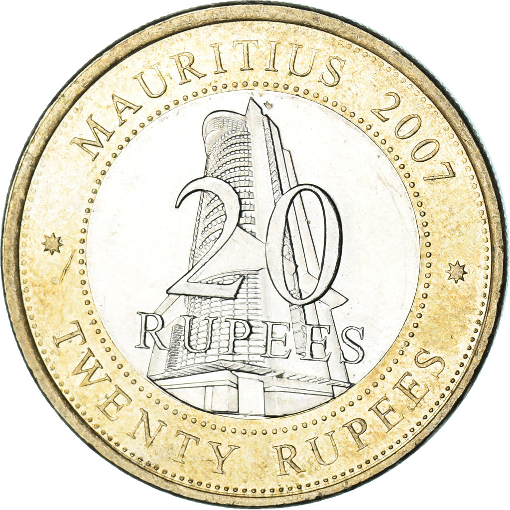 Moneda, Mauricio, 20 Rupees, 2007