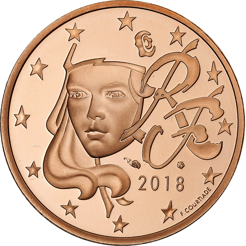 Francia, 5 Centimes, FS, 2018, MDP, Acciaio placcato rame, FDC