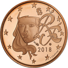 Francia, 2 Centimes, FS, 2018, MDP, Acciaio placcato rame, FDC