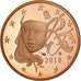 Frankreich, Centime, PP, 2018, MDP, Copper Plated Steel, STGL