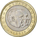 Monaco, Rainier III & Albert, Euro, 2001, MDP, Bi-Metallic, PR+
