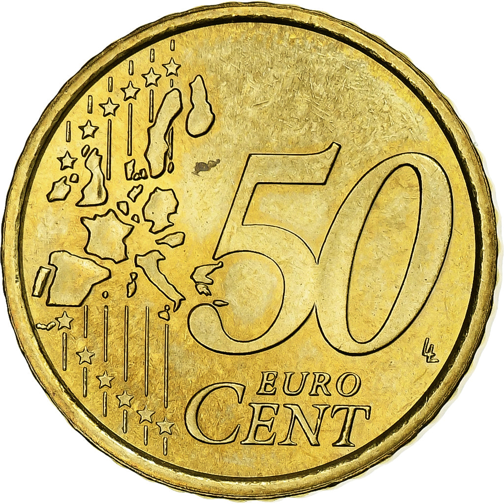 San Marino, 50 Centimes, 2002, Rome, Nordic gold, MS(60-62)