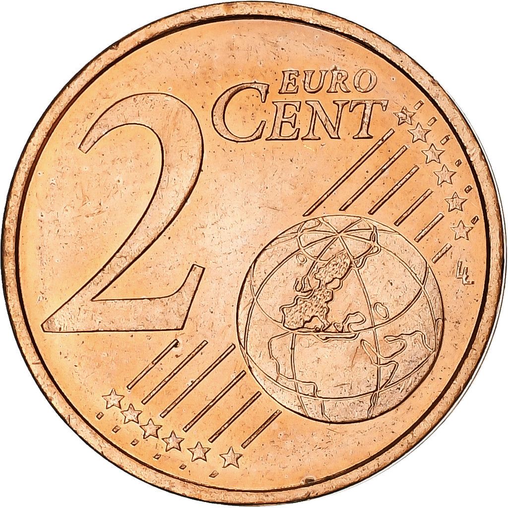 Monaco, 2 Centimes, 2001, MDP, Copper Plated Steel, PR+