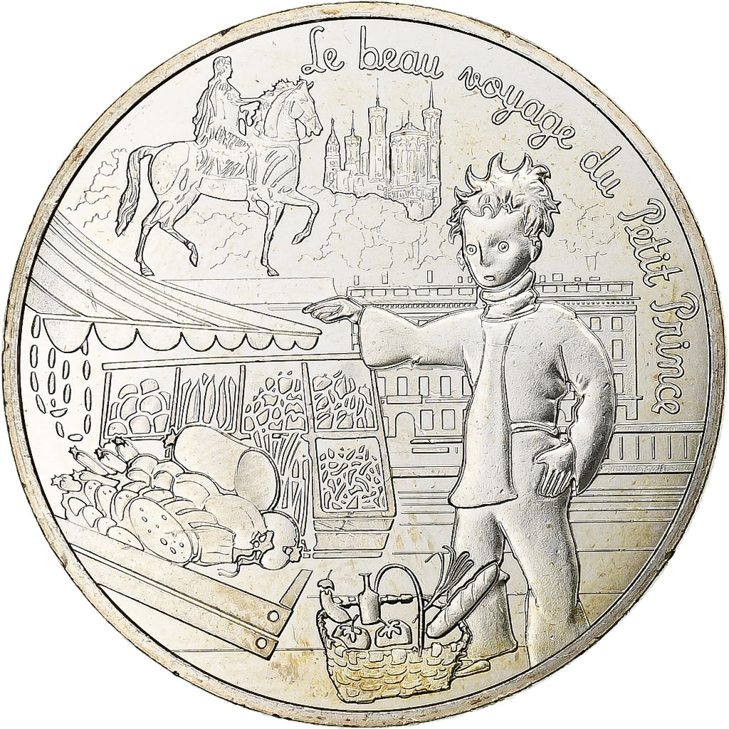 France, 10 Euro, Petit Prince Joue à la pétanque, 2016, MDP, Silver, MS(60-62)