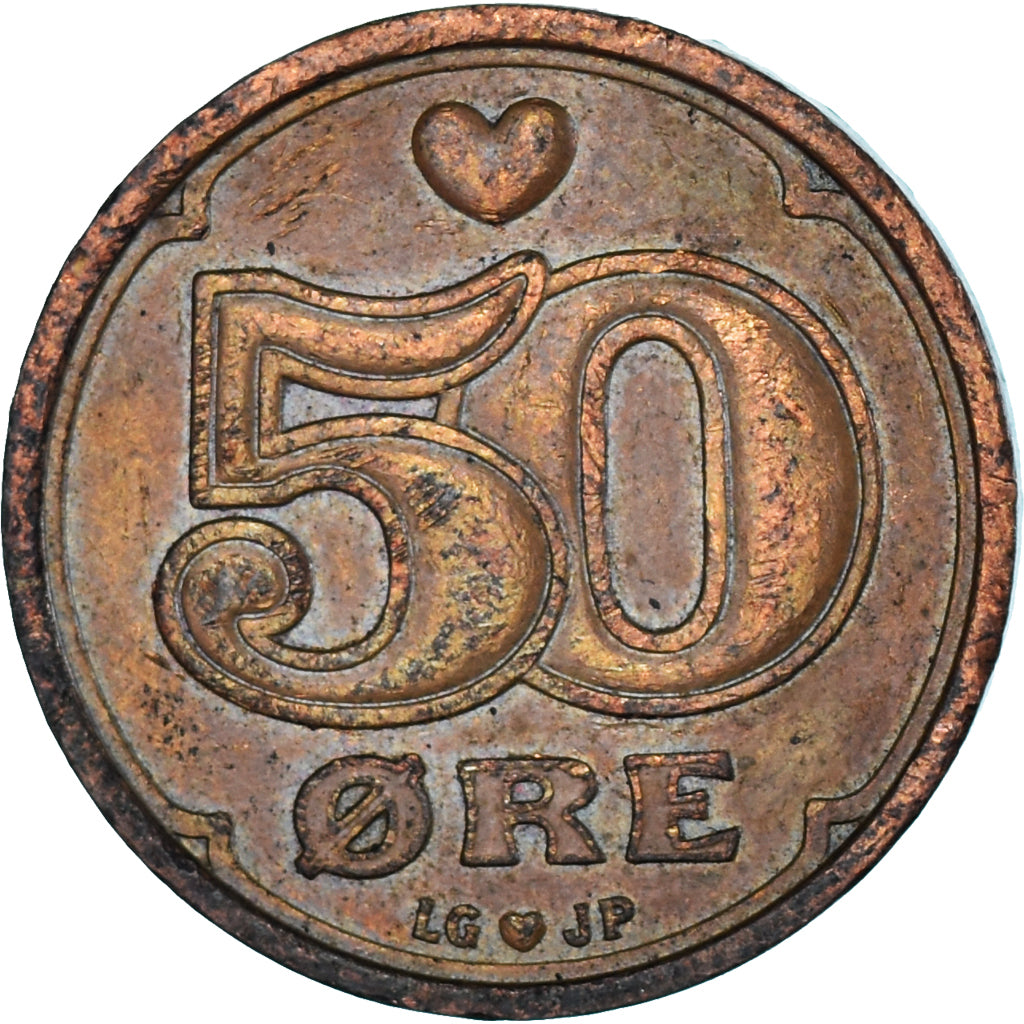 Moneta, Dania, 50 Öre, 1997