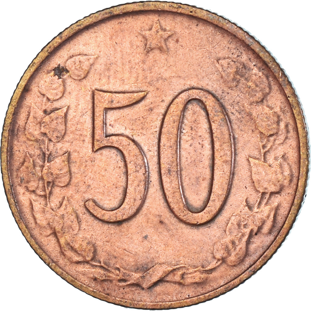 Moneta, Cecoslovacchia, 50 Haleru, 1969