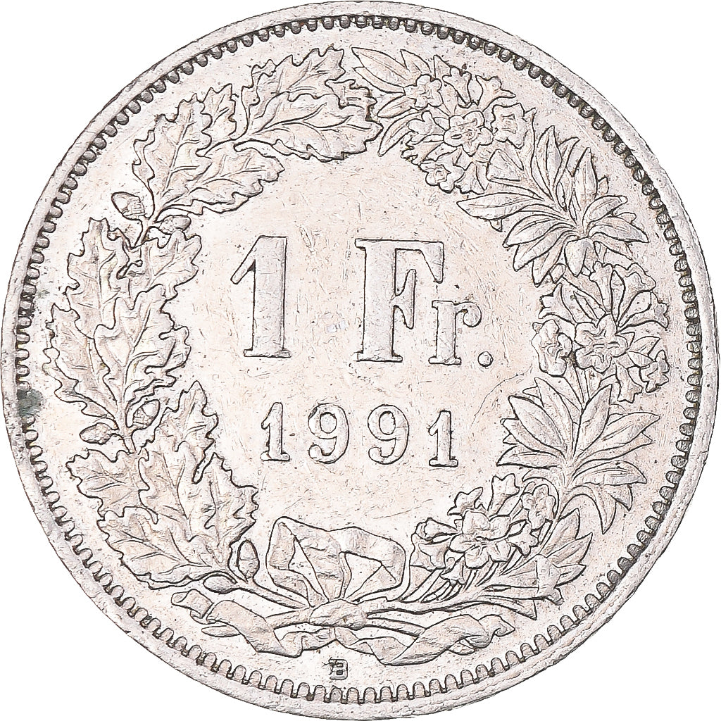 Coin, Switzerland, Franc, 1991
