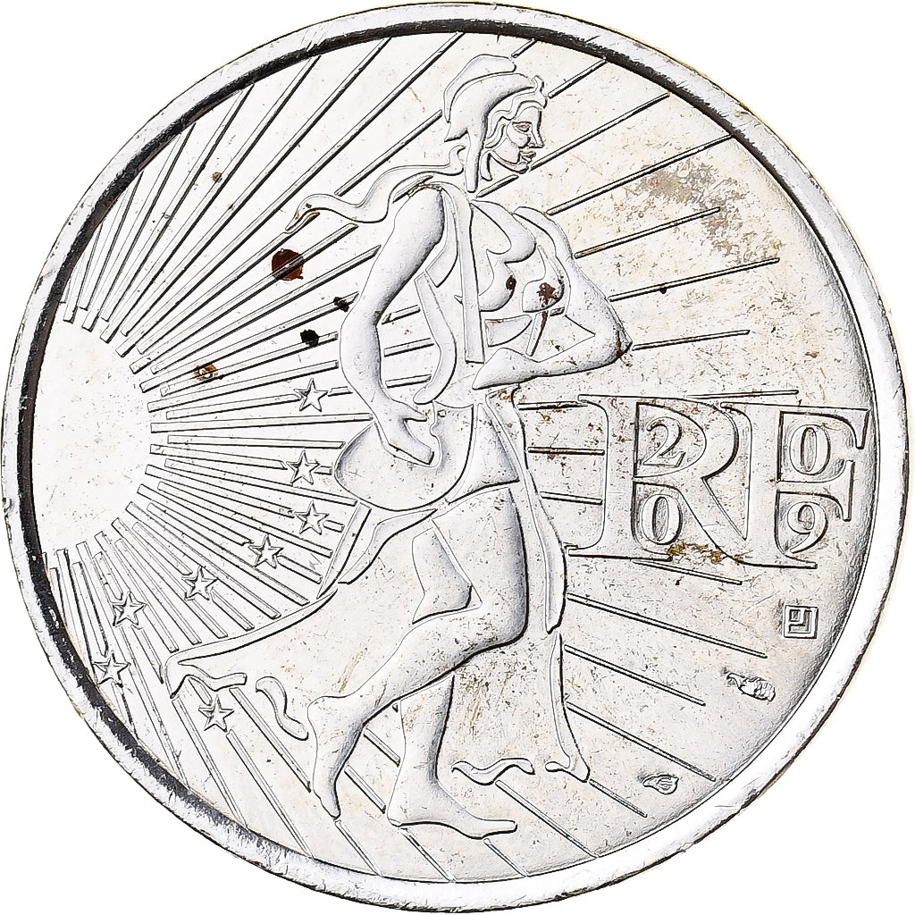 Frankreich, 10 Euro, Semeuse, 2009, MDP, Silber, UNZ