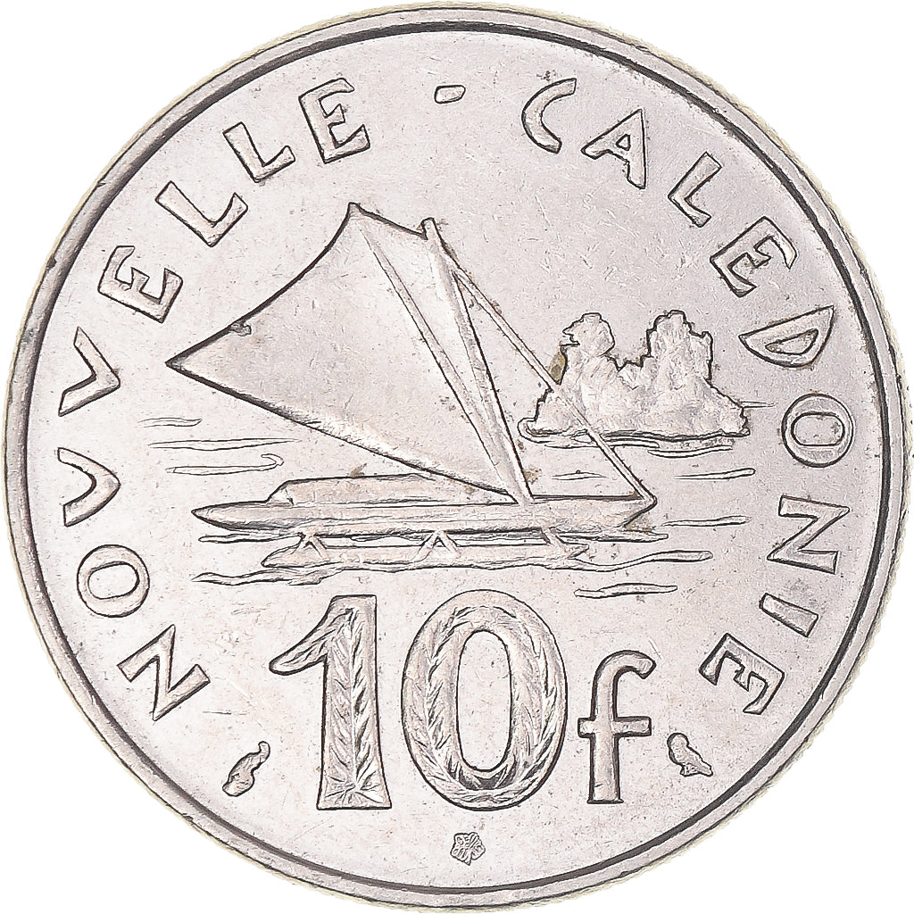Coin, New Caledonia, 10 Francs, 1973