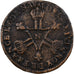 France, Louis XIV, 6 Deniers, 1712, Montpellier, Copper, VF(20-25)