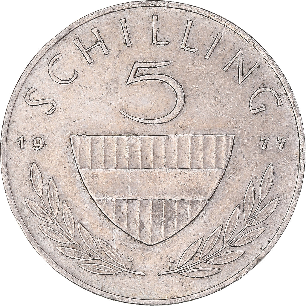 Moneta, Austria, 5 Schilling, 1977