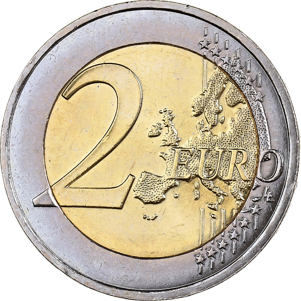 Francia, 2 Euro, 10 Years of Euros Cash, 2012, MDP, Bimetálico, SC