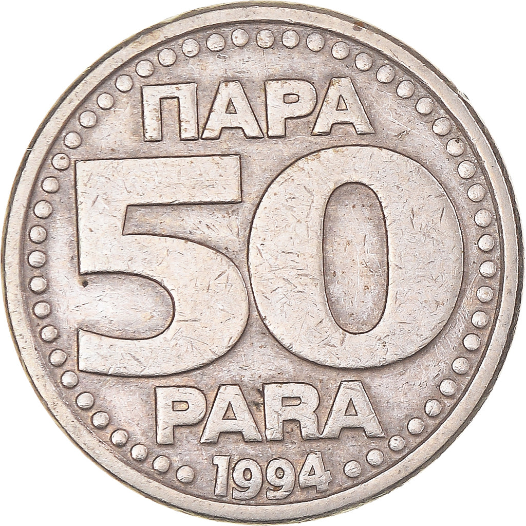 Monnaie, Yougoslavie, 50 Para, 1994
