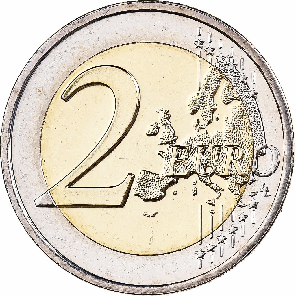 Malta, 2 Euro, Malta Police Force, 2014, Vantaa, Bi-Metallic, MS(63)
