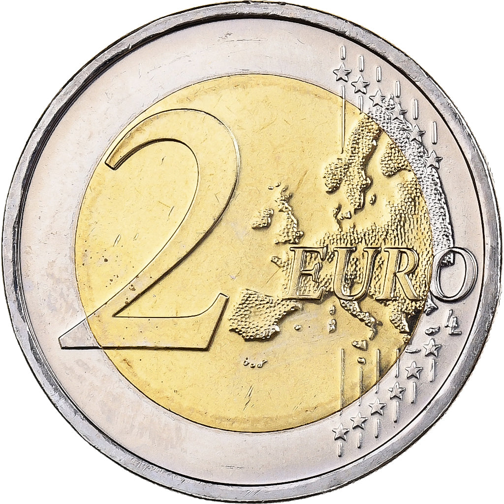 Portugal, 2 Euro, Human Rights, 1978-2008, Lisbon, Bimetálico, SC