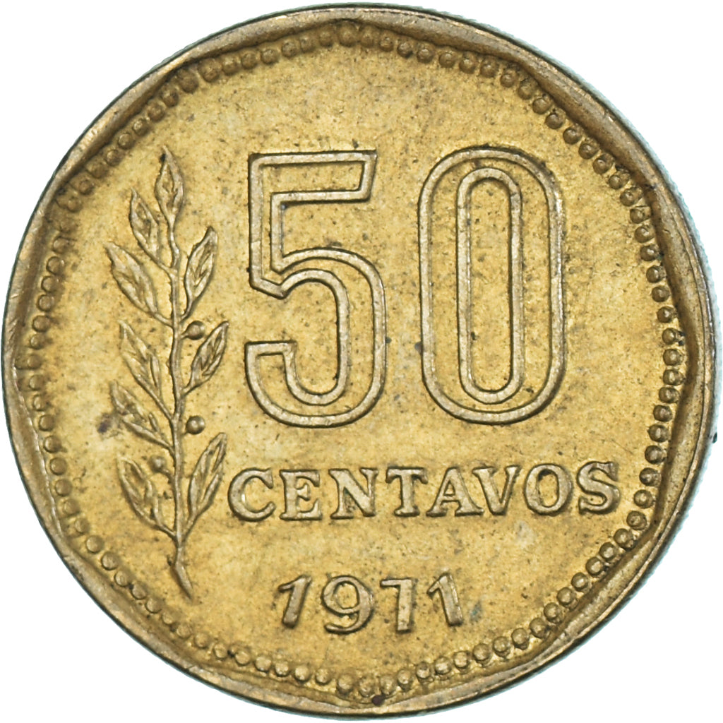 Moneta, Argentina, 50 Centavos, 1971