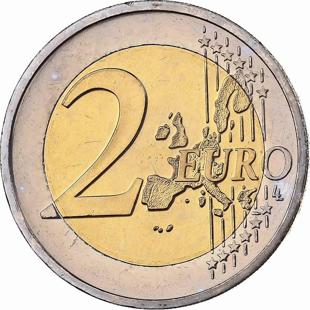 Austria, 2 Euro, Austrian State Treaty, 2005, Vienna, Bi-Metallic, MS(63)