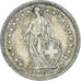 Monnaie, Suisse, 1/2 Franc, 1957