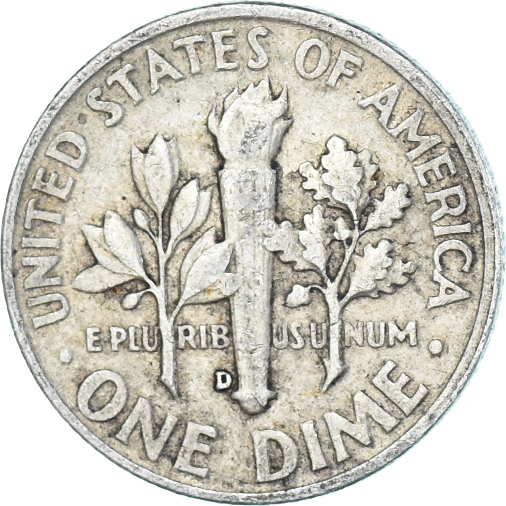 Coin, United States, Dime, 1954