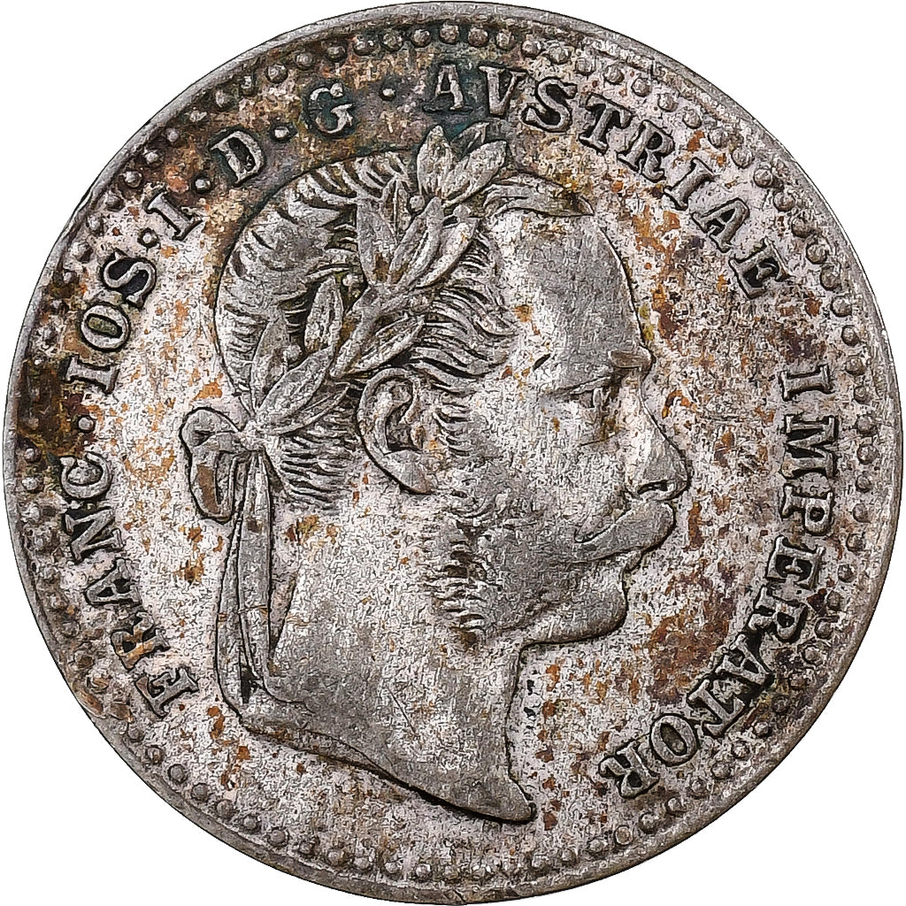 Austria, Franz Joseph I, 10 Kreuzer, 1868, Vienna, Billon, EF(40-45)