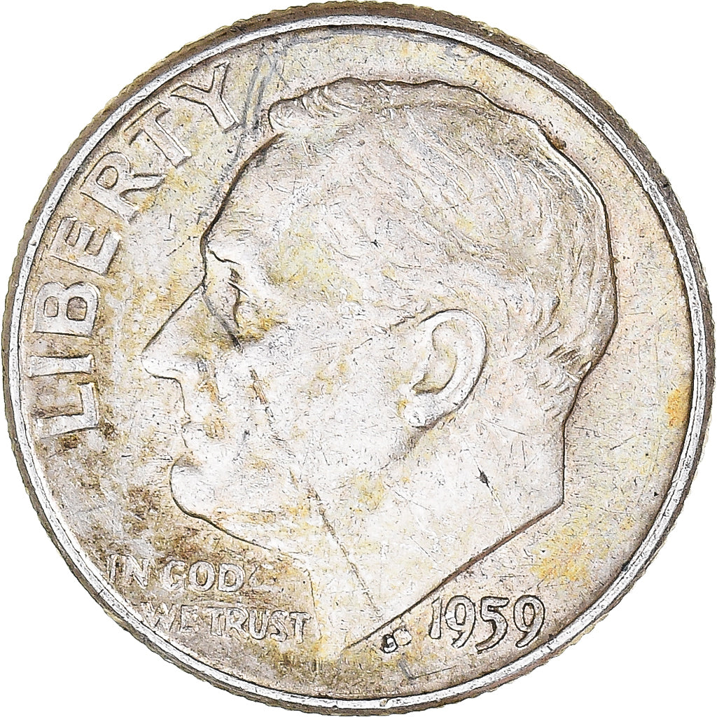 Münze, Vereinigte Staaten, Dime, 1959