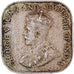 Ceylon, George V, 5 Cents, 1912, Heaton, Rame-nichel, MB+