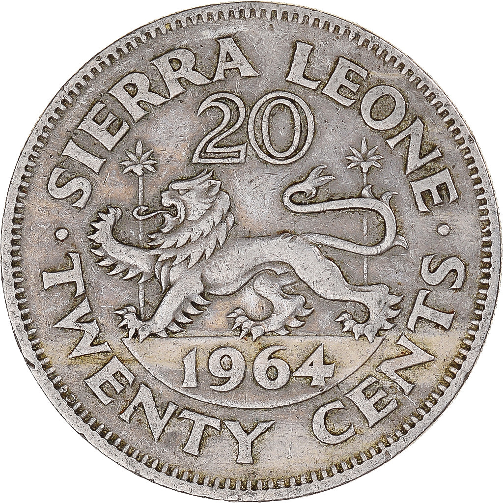 Münze, Sierra Leone, 20 Cents, 1964