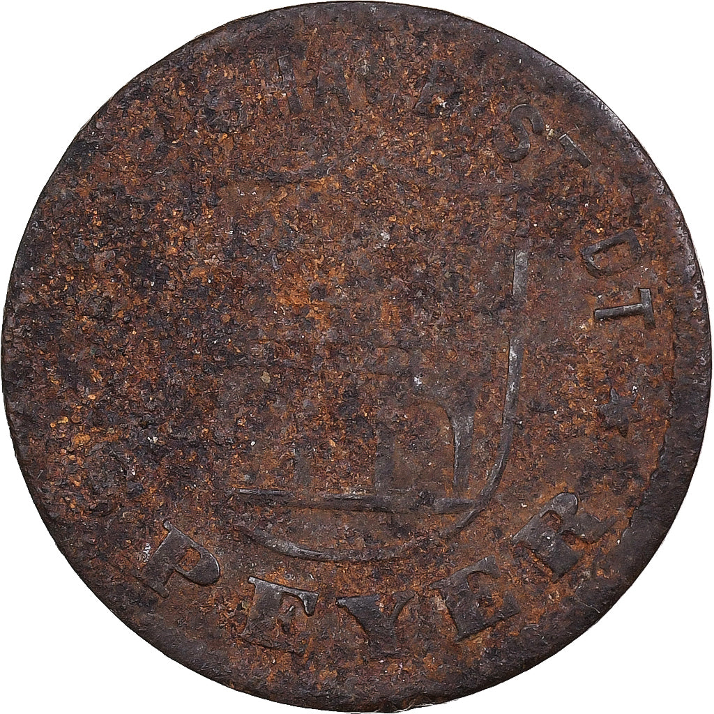 Niemcy, City of Speyer, 50 Pfennig, 1918, F(12-15), Cynk