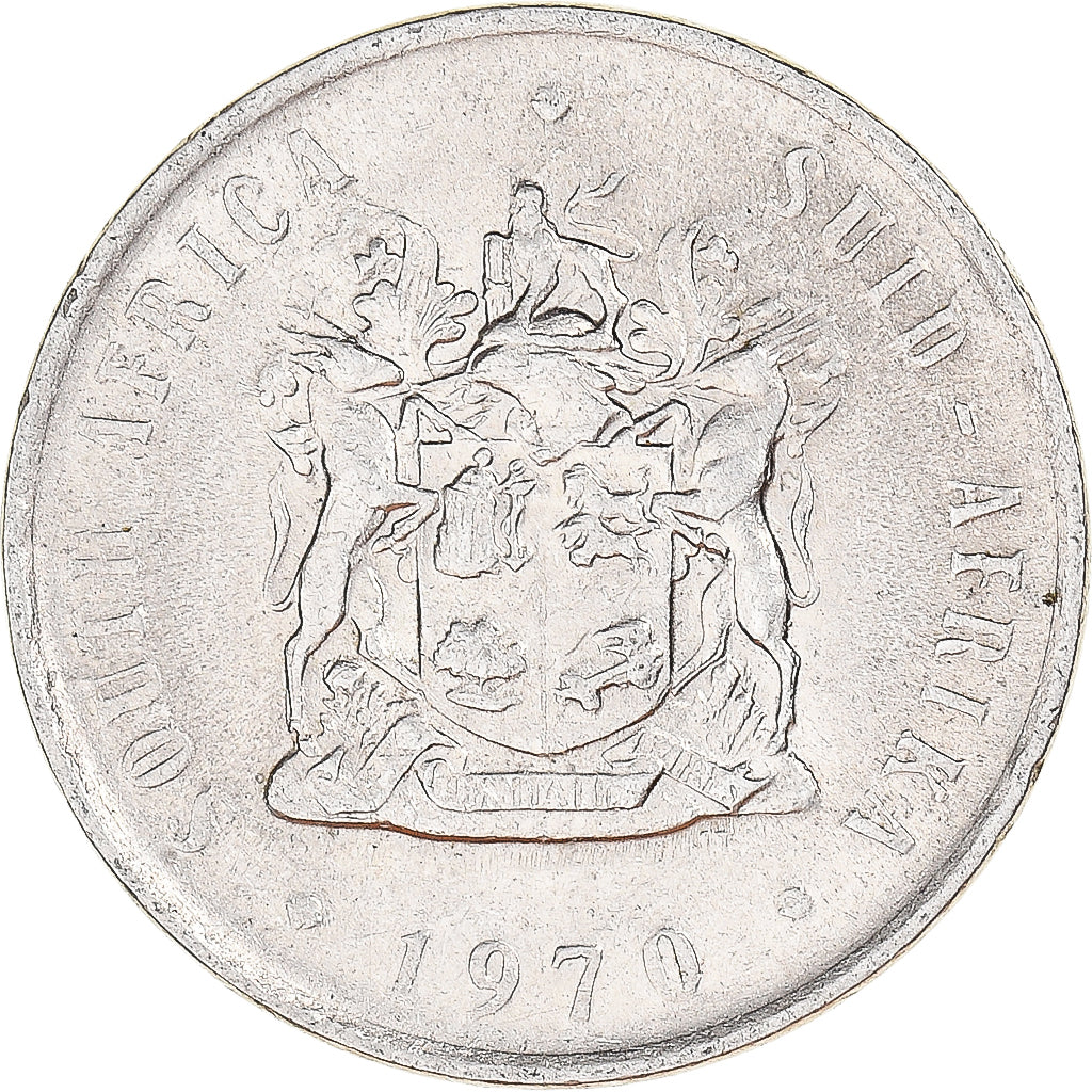 Moneta, Sudafrica, 10 Cents, 1970