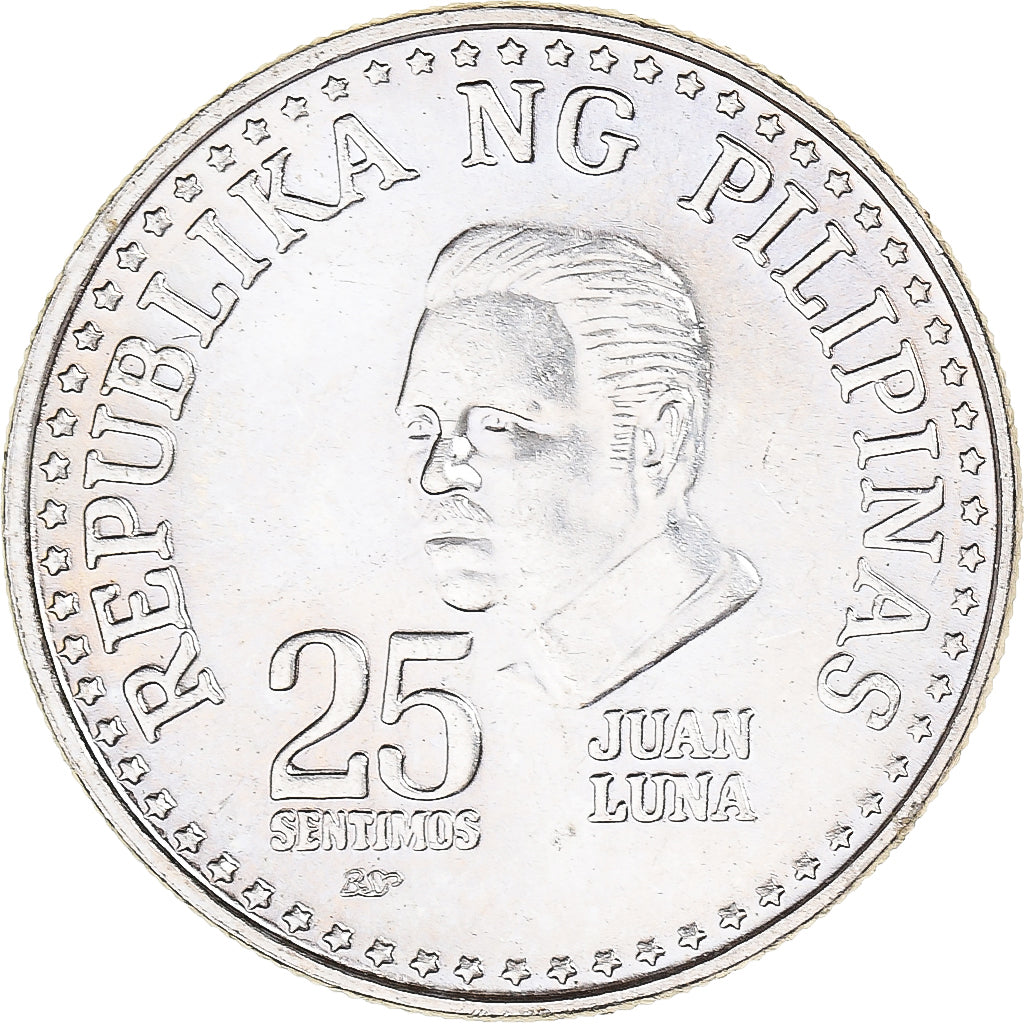 Münze, Philippinen, 25 Sentimos, 1980