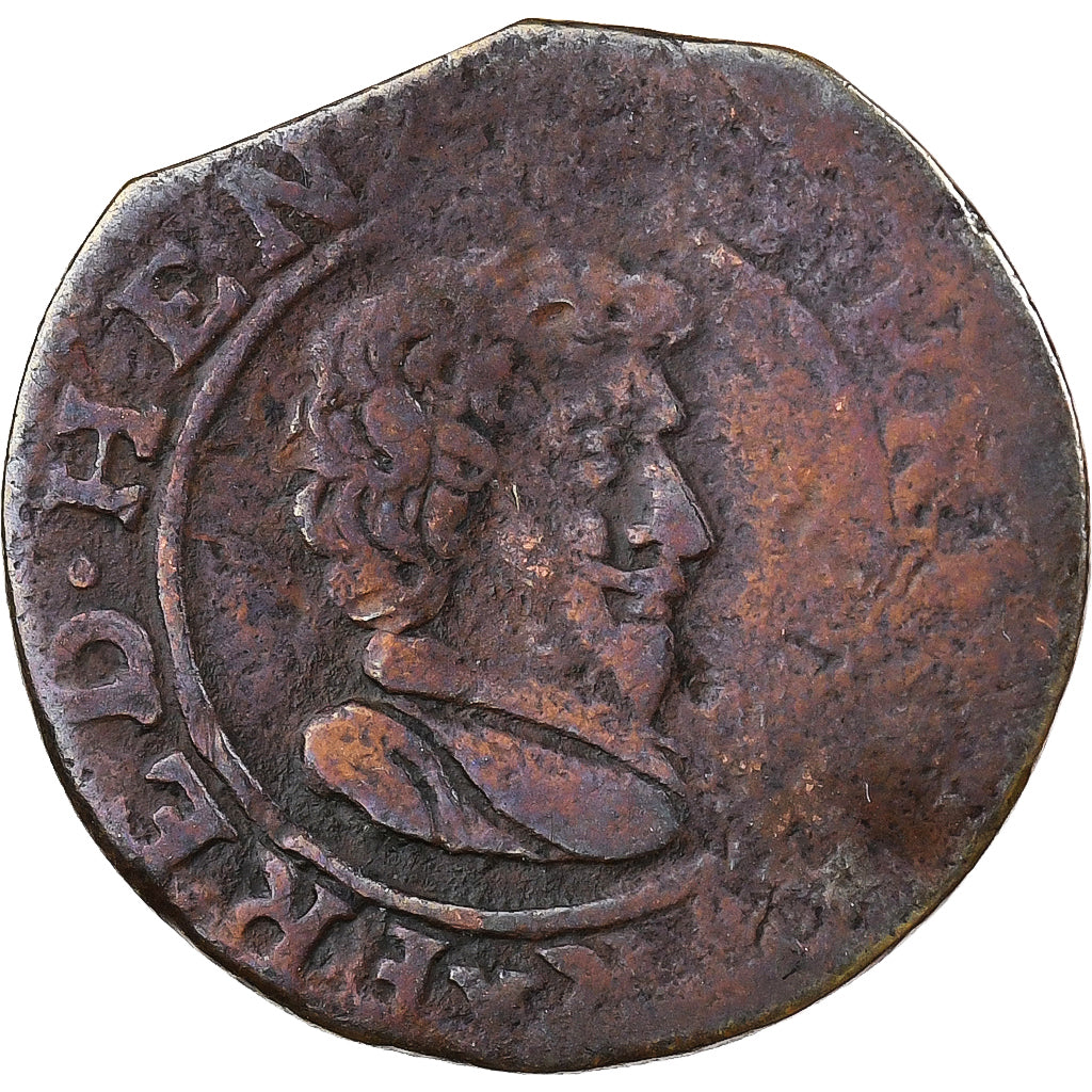 Frankrijk, Frédéric-Henri de Nassau, Double Tournois, Orange, Koper, FR