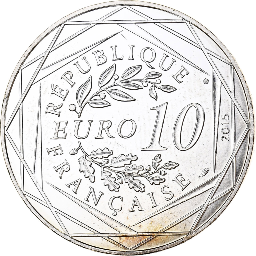 Frankreich, 10 Euro, Liberté Le Tour de Gaule d'Astérix - chaînes, 2015, MDP