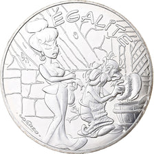 France, 10 Euro, Astérix Égalité (La zizanie), 2015, MDP, Silver, MS(63)