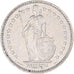 Moneda, Suiza, 2 Francs, 1992