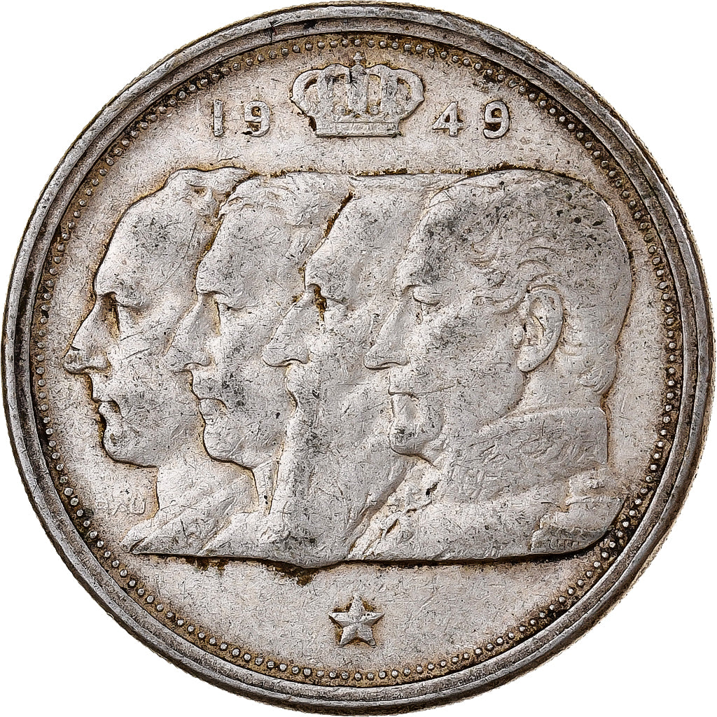 Belgien, 100 Frank, 1949, Brussels, Silber, S+