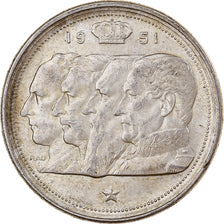 Bélgica, 100 Frank, 1951, Brussels, Prata, VF(30-35)