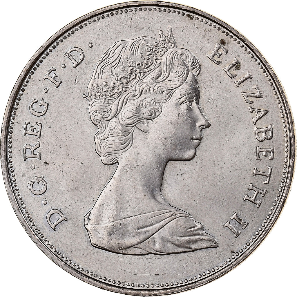 Great Britain, Elizabeth II, 25 New Pence, Royal Wedding, 1981, Llantrisant