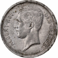 Belgia, Albert I, 5 Francs, 1933, Brussels, Srebro, EF(40-45)