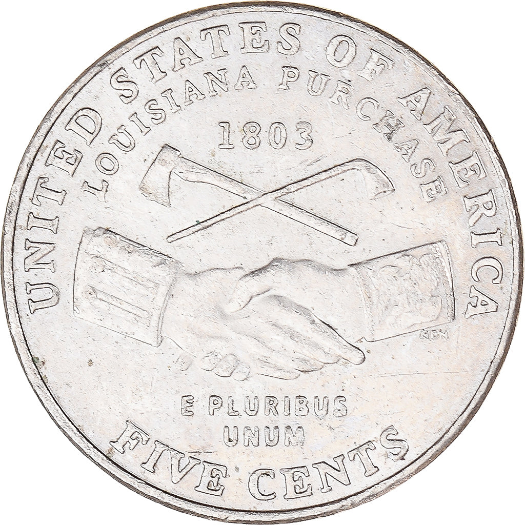 Moneda, Estados Unidos, 5 Cents, 2004