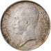 Belgio, Albert I, Franc, 1913, Brussels, Argento, BB
