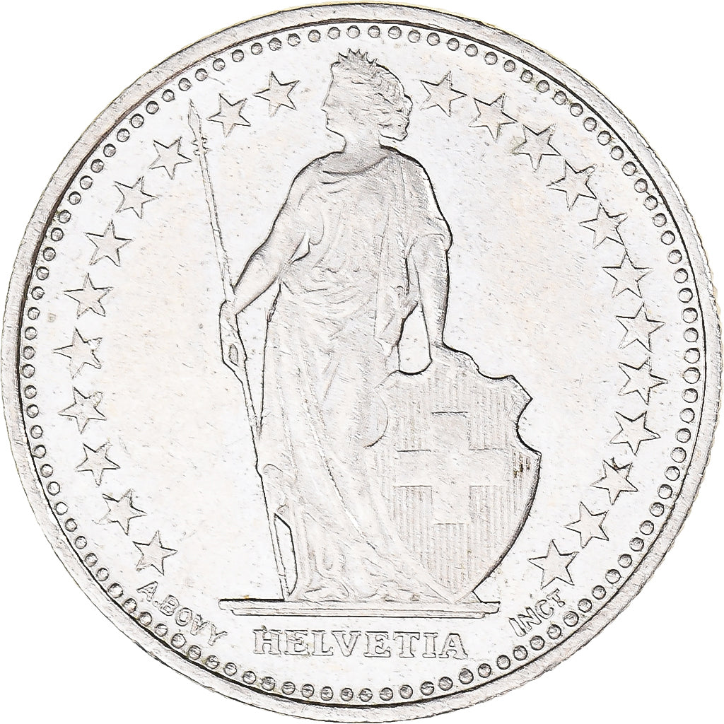 Coin, Switzerland, 1/2 Franc, 2010