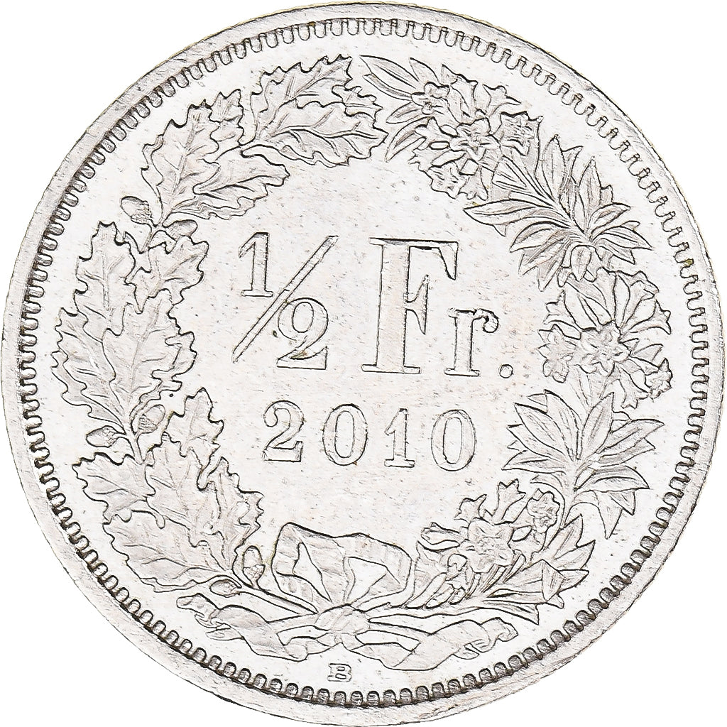 Coin, Switzerland, 1/2 Franc, 2010