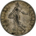 France, 2 Francs, Semeuse, 1918, Paris, Silver, VF(30-35)