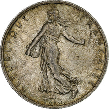 France, 2 Francs, Semeuse, 1918, Paris, Silver, VF(30-35)
